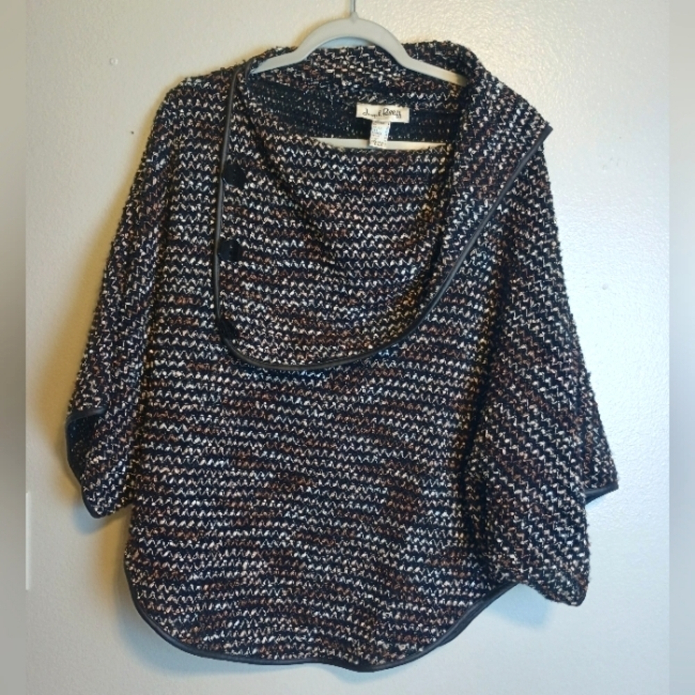 Joseph Ribkoff Poncho Sweater Size 8